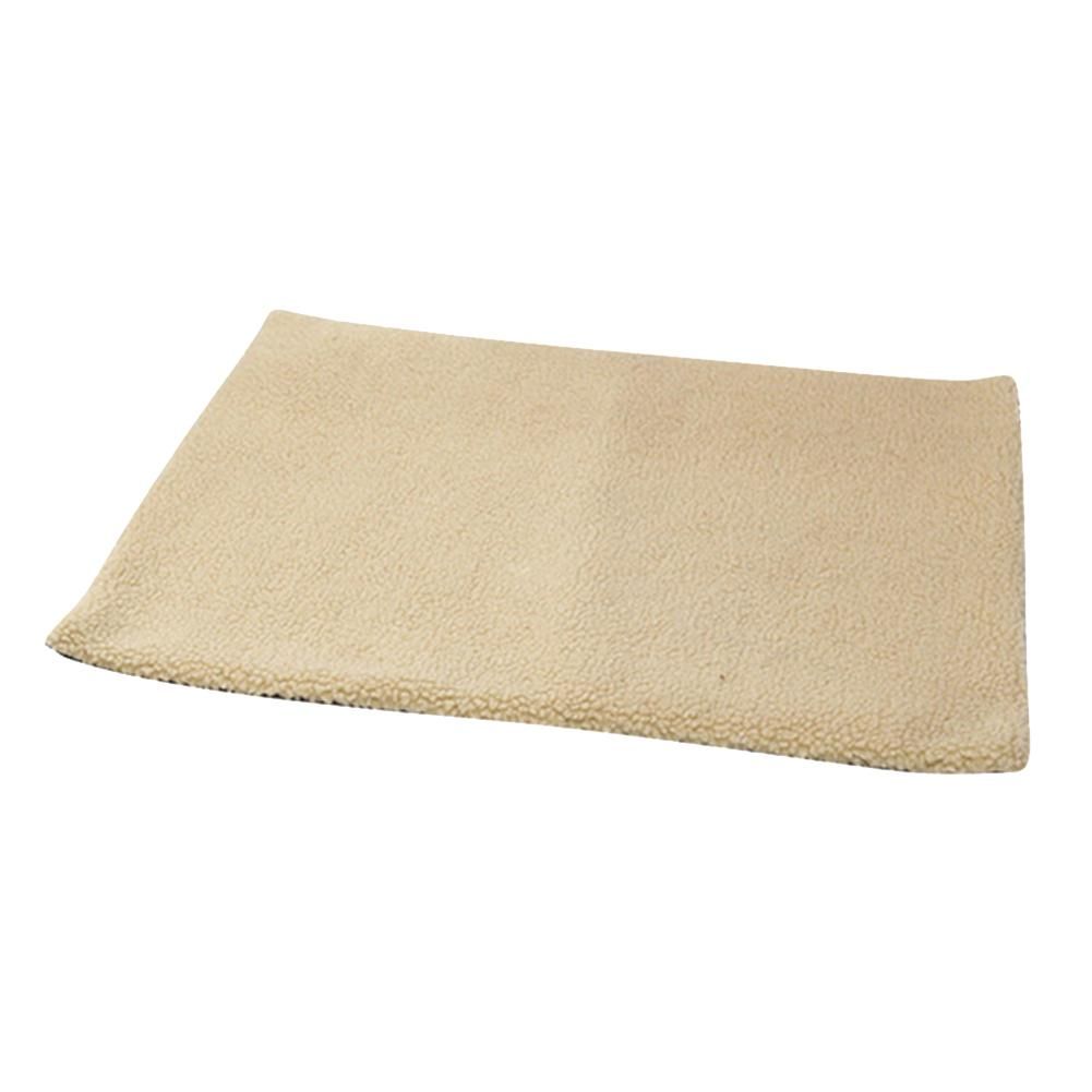 Self Heating Soft Warm Pet Winter Mat Blanket Soft Warm Cat Bed Puppy Cushion Mat Products for Pets Accessories Beige