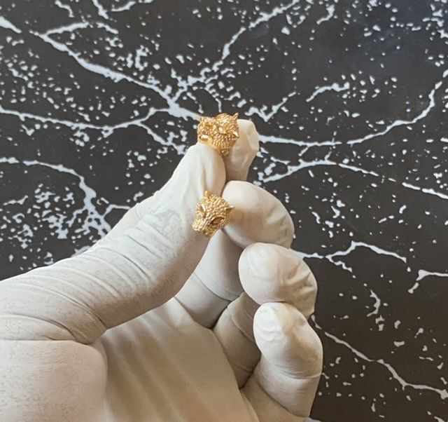 Cool Hoop Gold Men's Punk Earrings