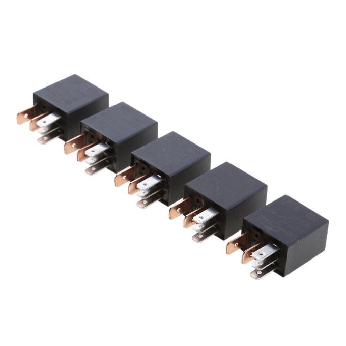 5pcs Automotive Change Over Changeover Micro Relay 30A 5-Pin Car Bike