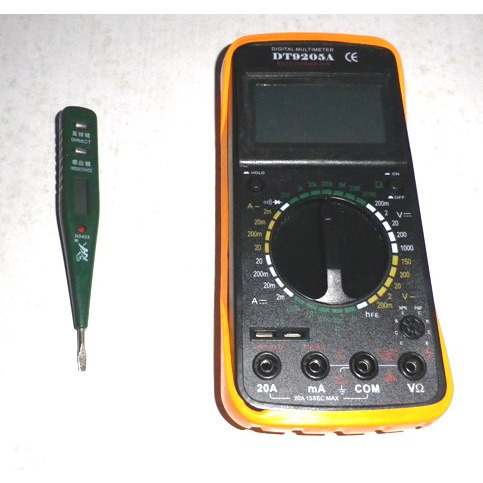 Digital Multi-Meter + Multi-function Screwdriver LCD Display Testing Meter