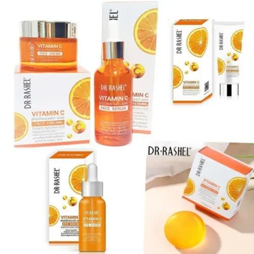 Face And Eye Serum + Facial Cleanser+ Face Cream + Whitening Soap