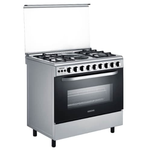 4 Gas Burner 2 Hote Plate Cooker With Oven And Grill - 60x90cm