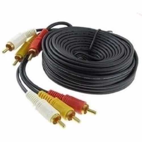 Rca/av Cable Audio Cable - 20m/100ft 3 Rca To Rca Male To Male