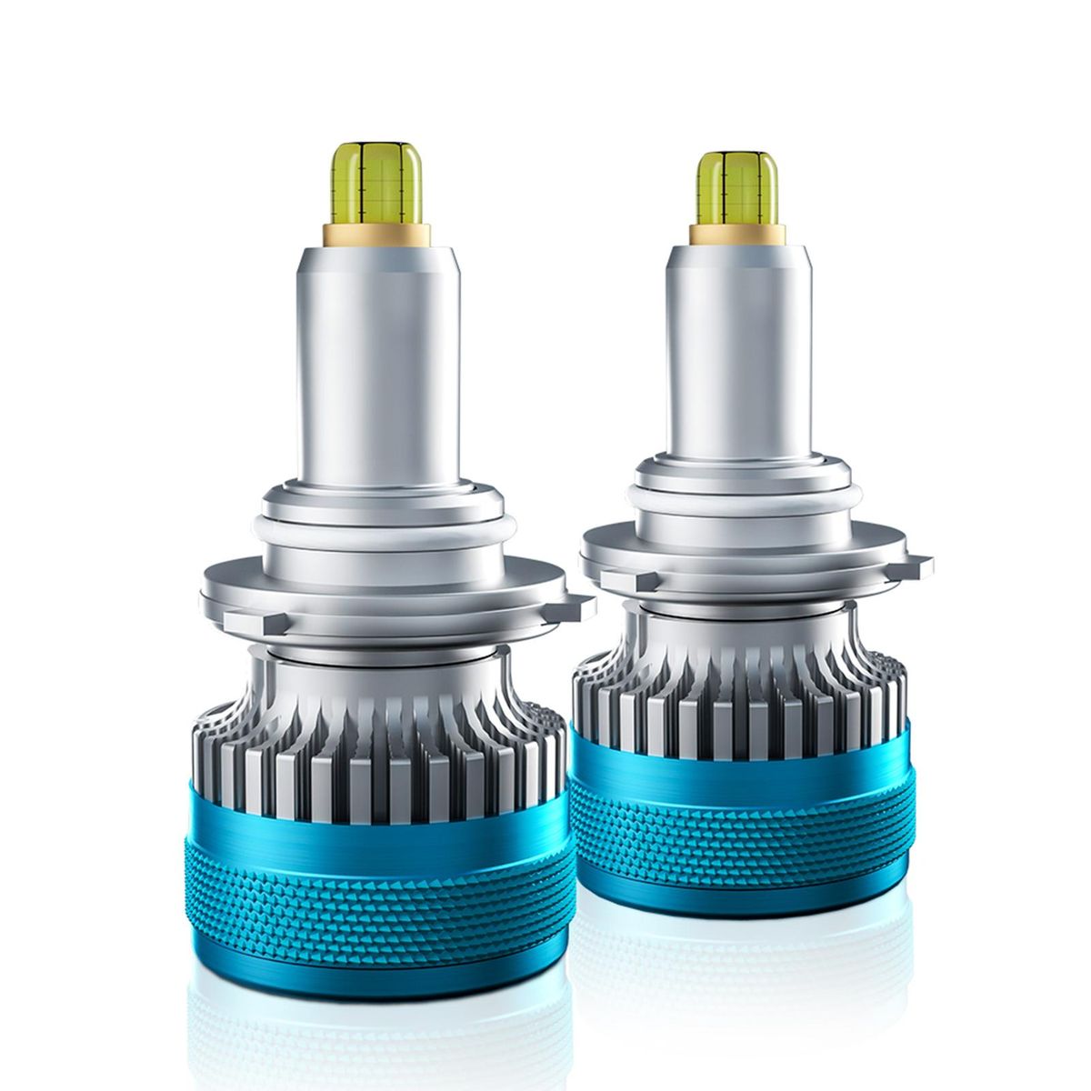 9012 LED Headlight Bulbs IP68 Waterproof Car LED Headlight Bulbs 6000K 100W Bright LED Headlights, 2PCS