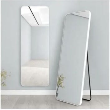 Frame  Wall /standing  Mirror -white