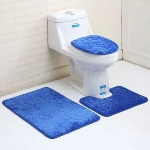 Bathroom Portable Floor Mat - Set of 3