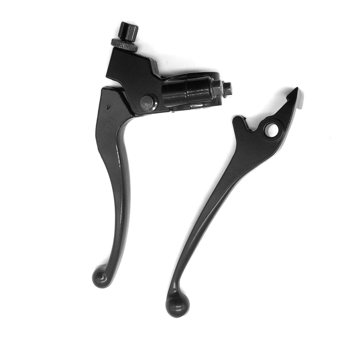 Black Clutch + Brake Lever Handle Set for 110cc 125cc 150cc Pit Pro Trail Dirt Bike