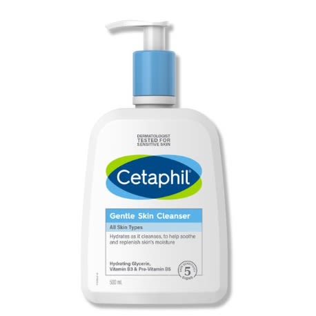Cetaphil Hydrating Gentle Skin Cleanser For Sensitive Skin - 500ml