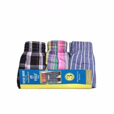 3 in 1 Men's Boxers - Multicolour