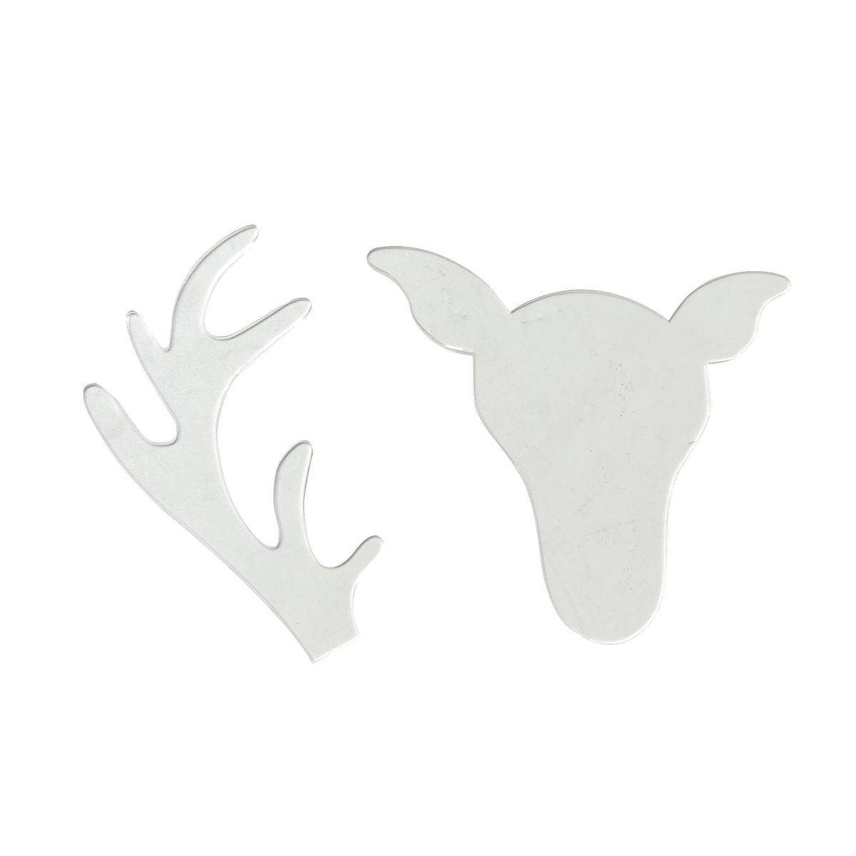 Patchwork Ruler Christmas Elk Deer Head Quilting Ruler Set for Diy