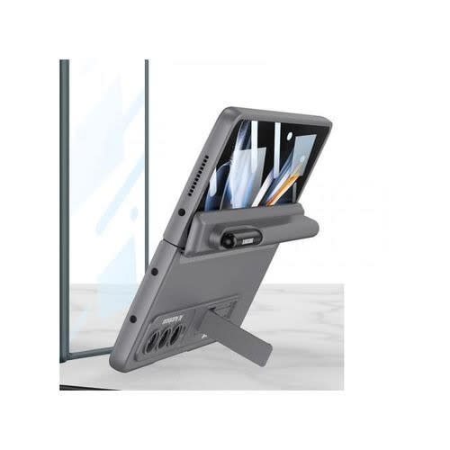 Samsung Galaxy Z Fold4 Case, 2 In 1 Built-in Pen Holder & Kickstand With Screen Protector-