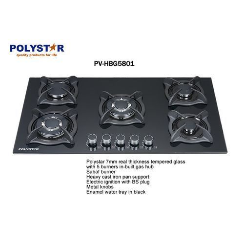 90cm Built-in Gas Hob 5 Gas Burner {pv5801}