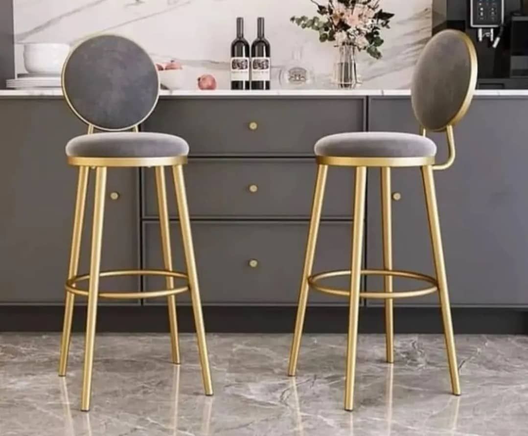 Luxury Gold Stool (1 Set)