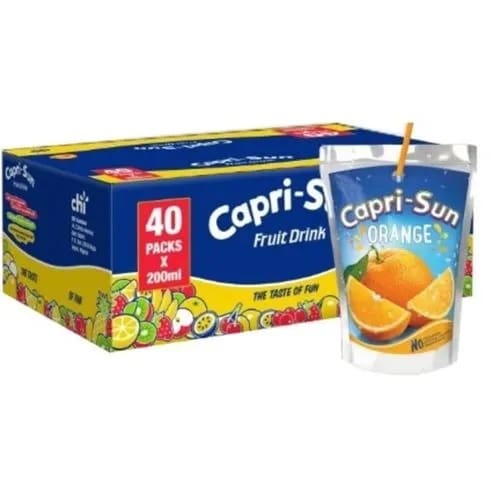 Chivita Capri-sun Orange Fruit Drink - 200ml&times;40
