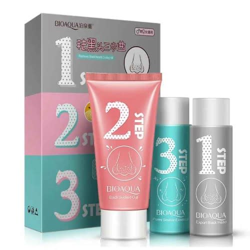 Bioaqua 1-2-3- Steps Nose Blackhead Removal Set