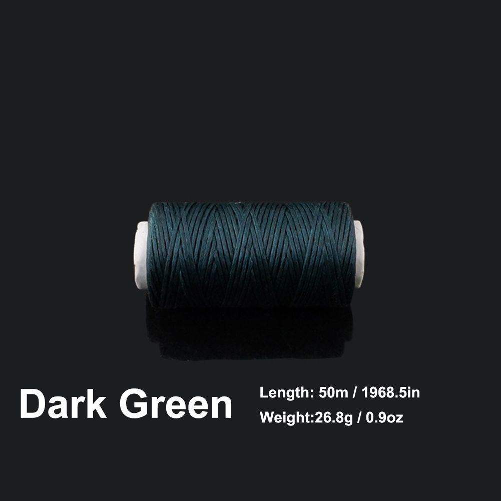 1.0mm 50 Meters Long Flat Waxed Thread Waxed String For