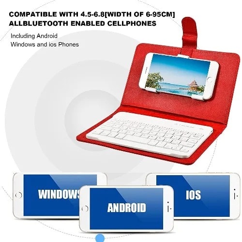 Phone Wireless Bluetooth Keyboard For Iphone And Android