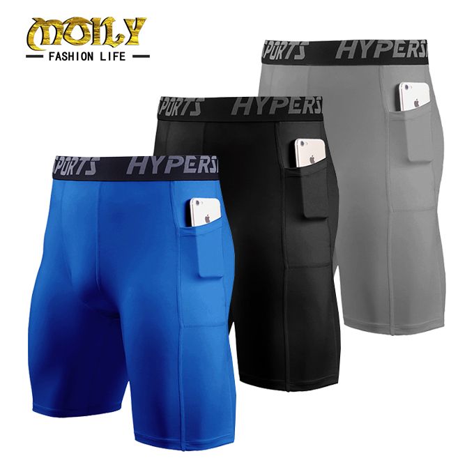 3 In 1 Men's Running Sports Breathable Sports Shorts