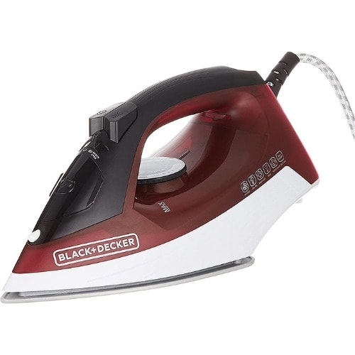 Steam Iron With Anti Drip X1550-b5 - 1600W - Red & White