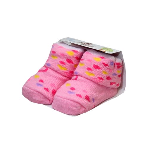 Baby Socks Booties - Pink