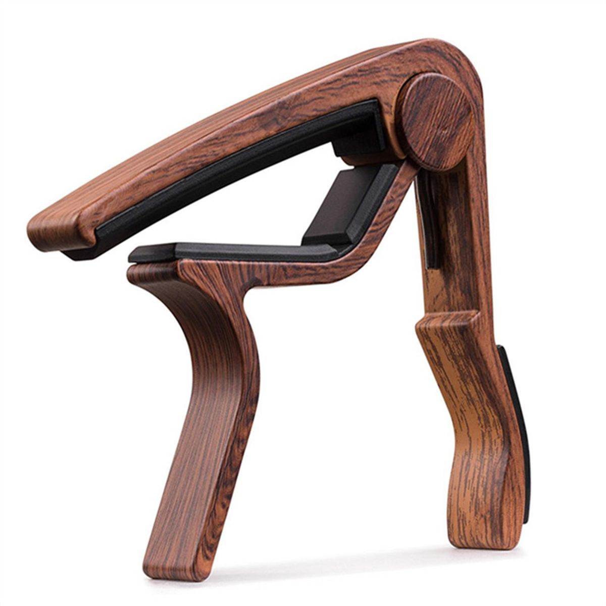 Wood Grain Metal Capo for Folk Guitar Tuning Musical Instrument Accessories