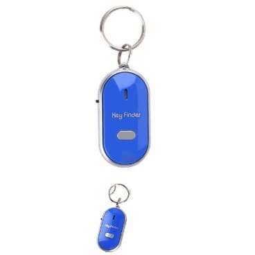 Whistle Key Finder With Light And Alarm - Blue
