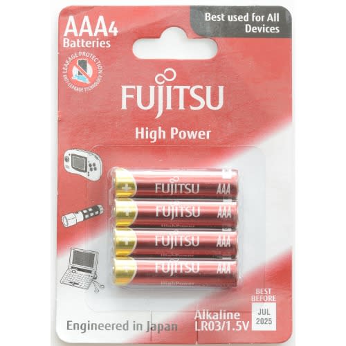 Alkaline Battery Aaa4 High Power Blister Battery