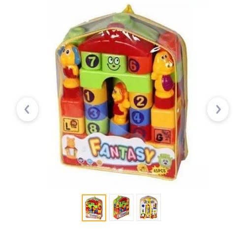 Educational Building Blocks - 45 Pieces