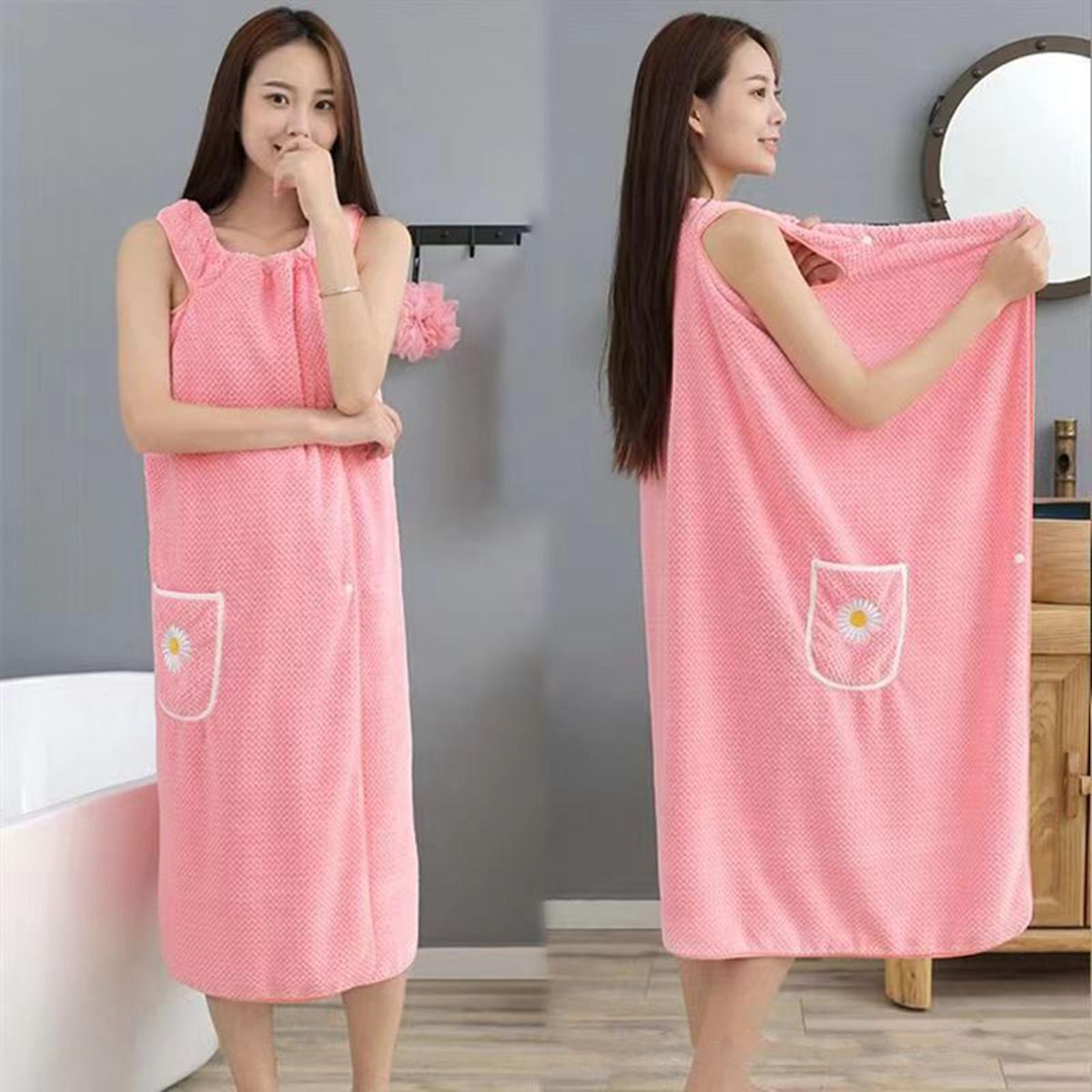 Wrap Towel Fast Drying Lightweight Wearable 100cmx145cm