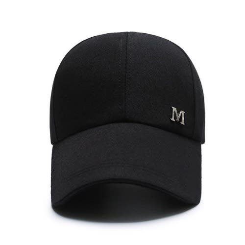 Men's Face Cap - Black