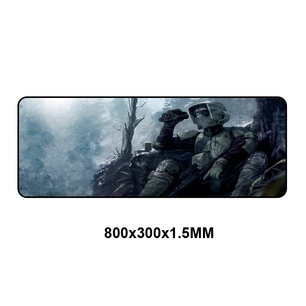 800x300mm Cool Gaming Mousepad Rubber HD Pattern Desk