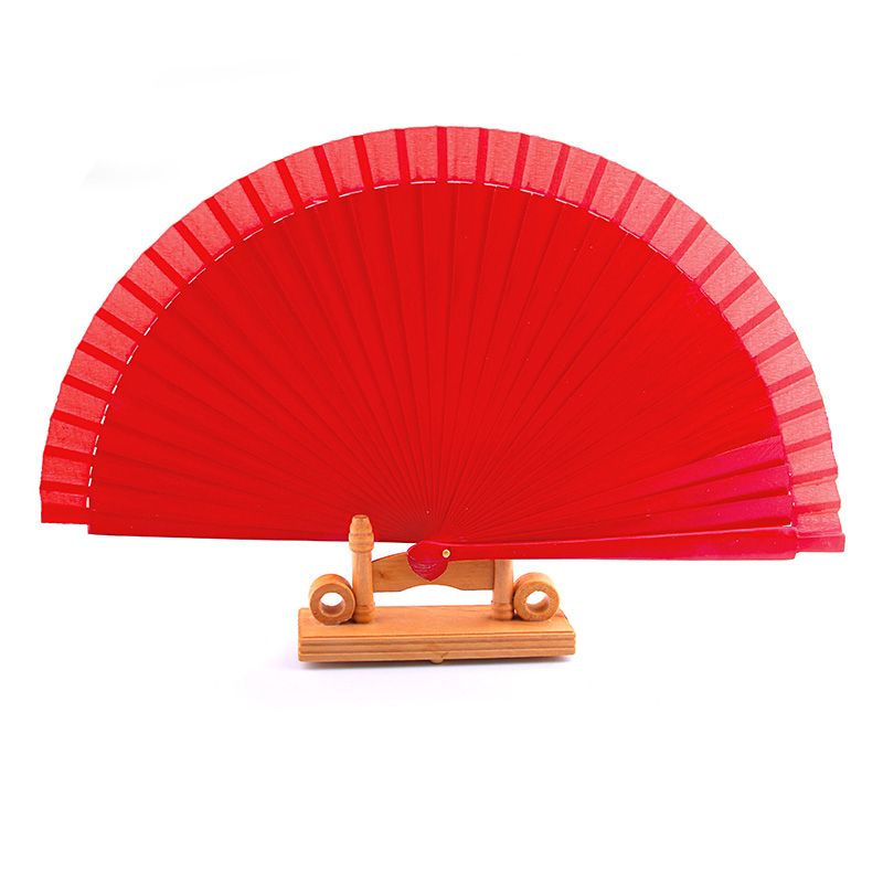 Blue Accessories Performance Wedding Fans Dance Fan Spanish Old-Fashioned Clothing Wooden For 44 Folding Hand-Painted