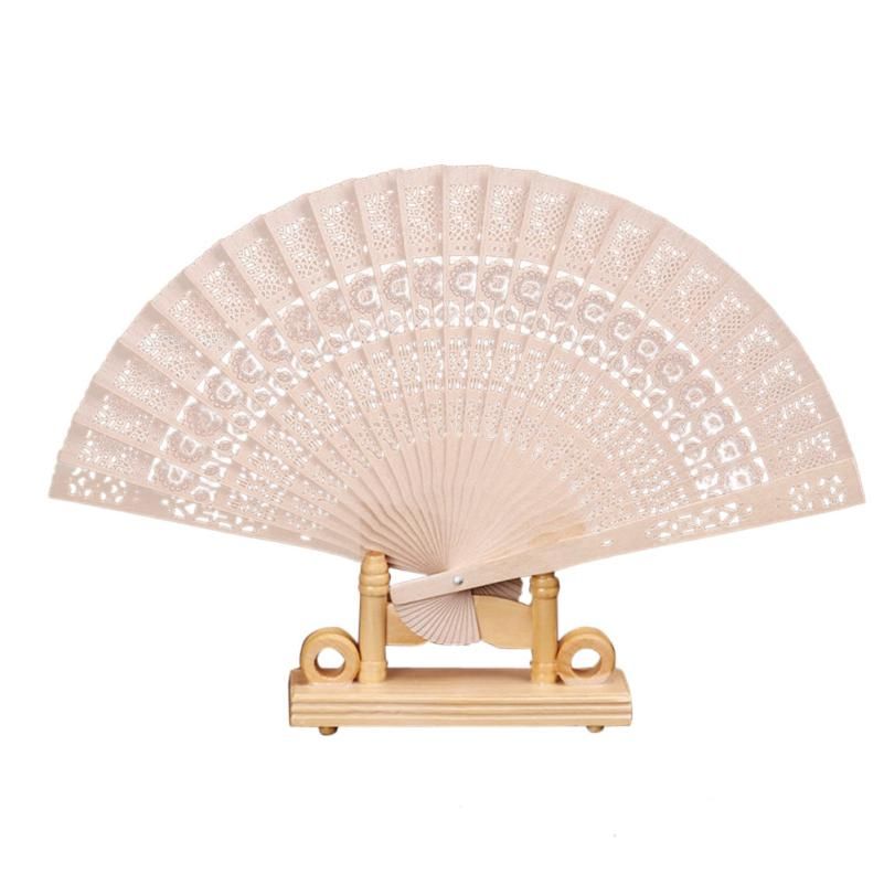 Fans Hand For Smooth Closing Party Wooden Bamboo Opening Favor 2sw0731 Chinese Style 2018 Folding Carved Outdoor And Wedding Fan