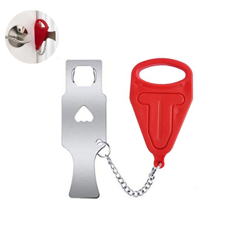 Portable Security Lock Door Lock Anti-theft Lock T Type