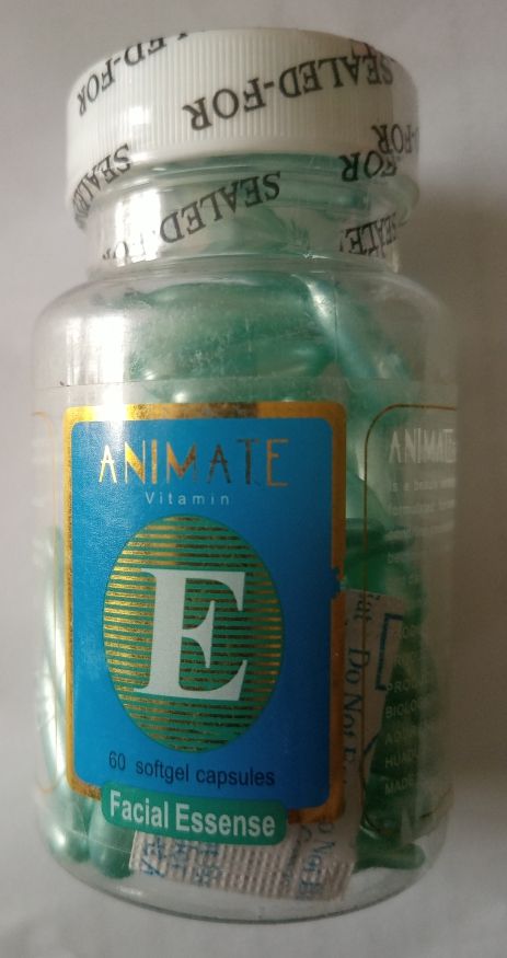 Vitamin E  Facial Essence- 60 Softgel Capsule;;;