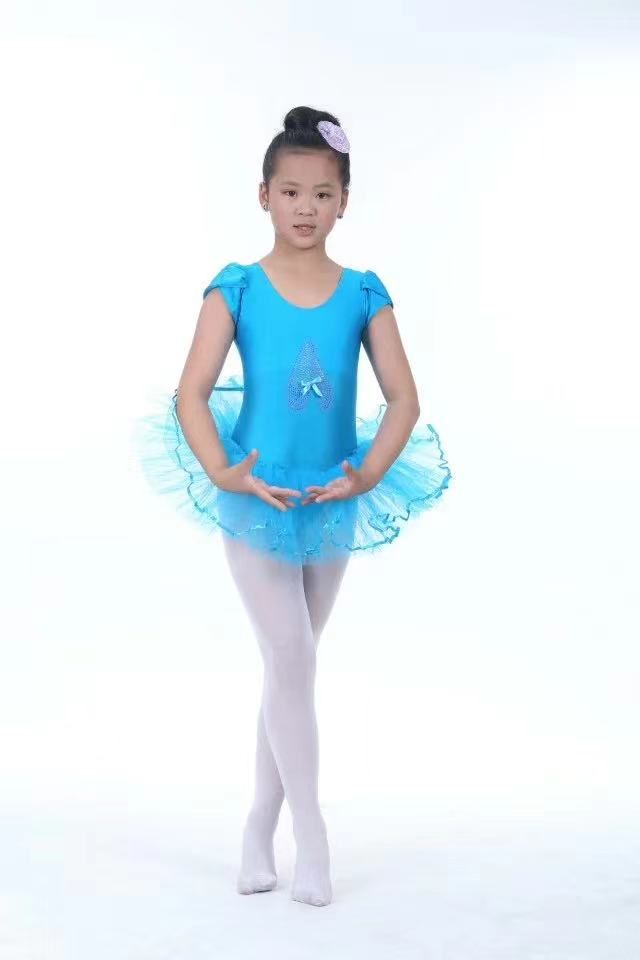 Girls High Quality Princess Ballet Dancing Tutu Dress - Blue