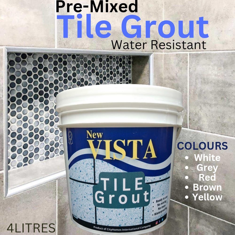 Waterproof Tile Grout Filler(white, Grey, Black)- 4litres