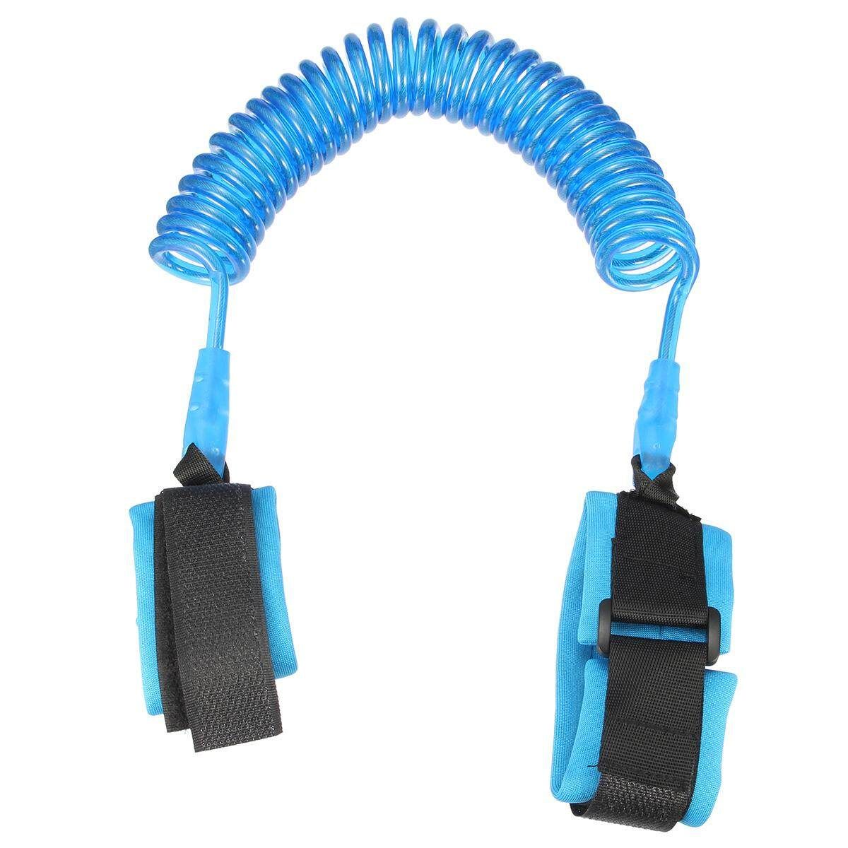 Toddler Baby Kids Safety Harness Hand Belt Anti-lost Walking Strap Wrist Leash Blue Blue (blue)
