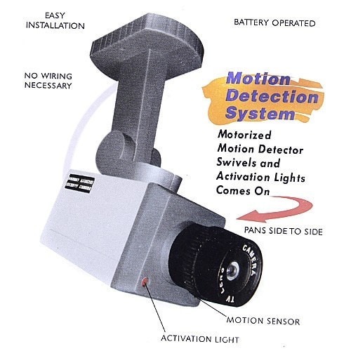 Dummy Security Camera Motion Detection System