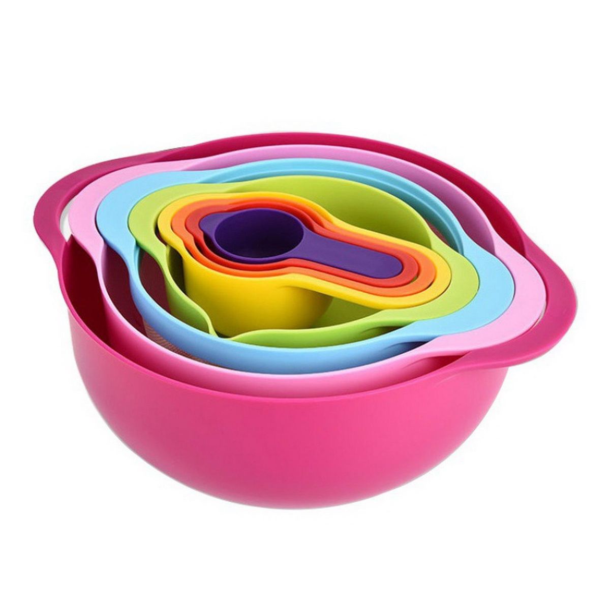 1 Set Plastic Measuring Cup Baking Scoop Plastic Measuring Cup