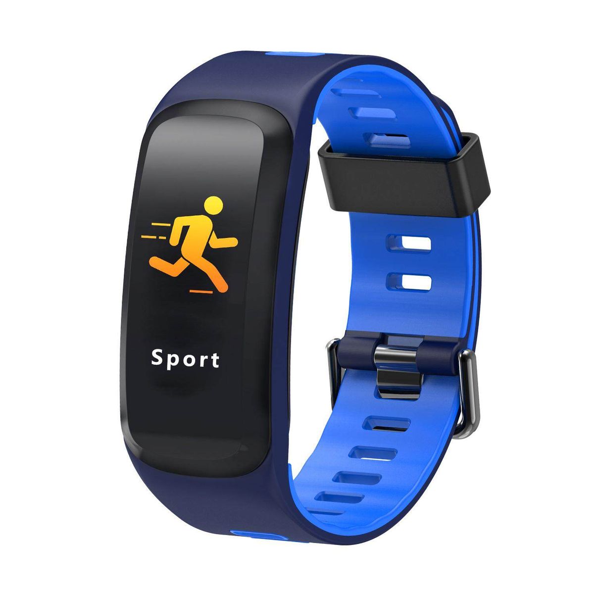 DT NO.1 F4 Smartwatch IPS Clock Heart Rate Multi-sport 30M Waterproof Smart Watch Multi-sport Mode Blue