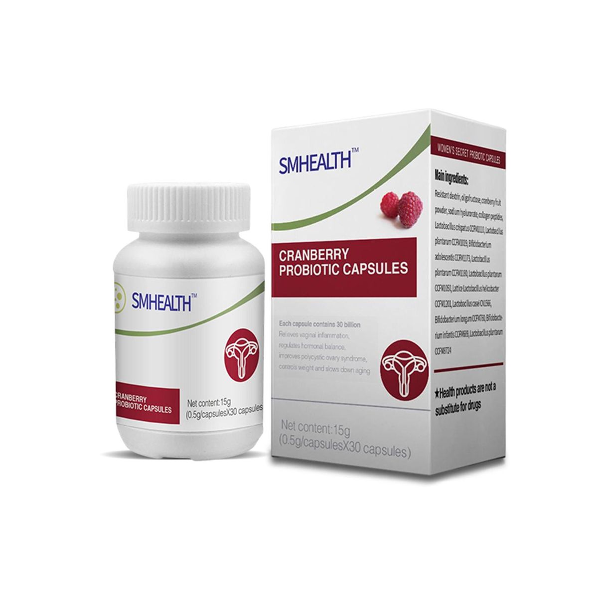 Probiotic capsules for women