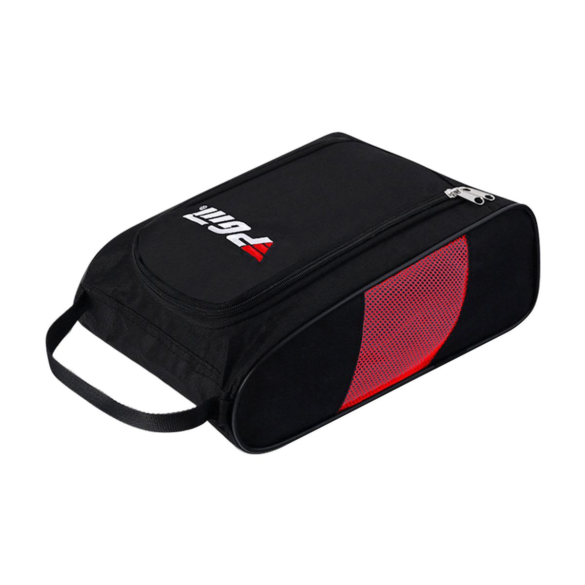 Golf Shoes Bag Sports Shoe Carrier Trunk Gift For Soccer Gym Black Red