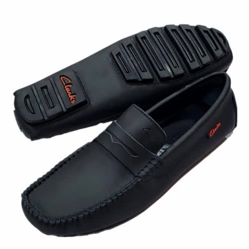 Men's Divers Moccasins Loafers - Black