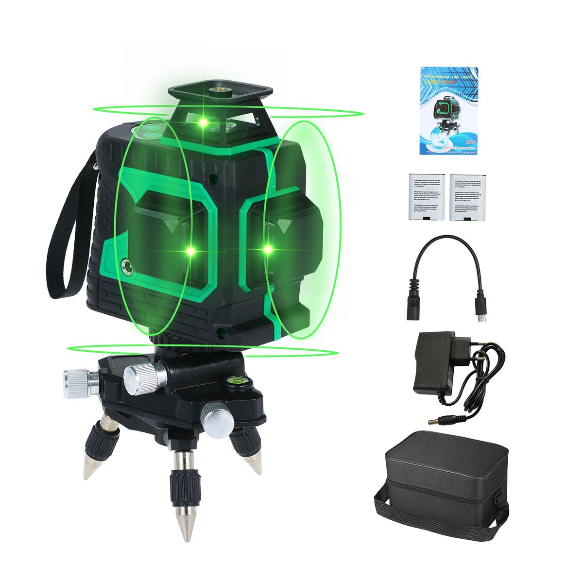 Green Laser Beam Level Meter Touch Control Laser Level