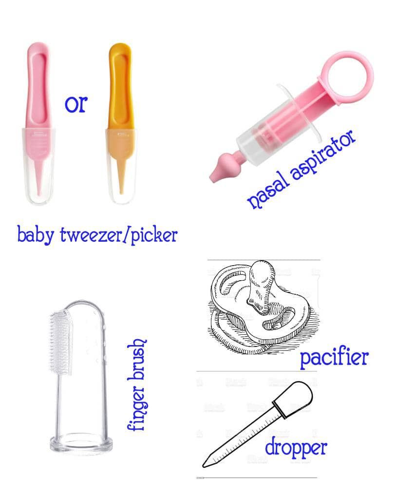 5pcs Baby Care - For Nasal, Mouth, Syrup