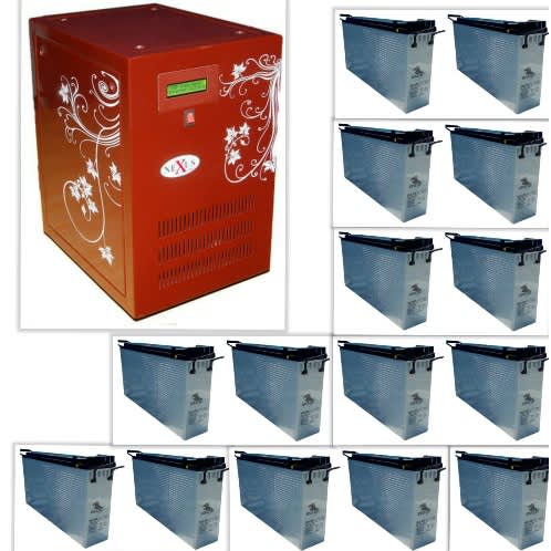 10kva Inverter With 15 Super Rugged American Slim Batteries