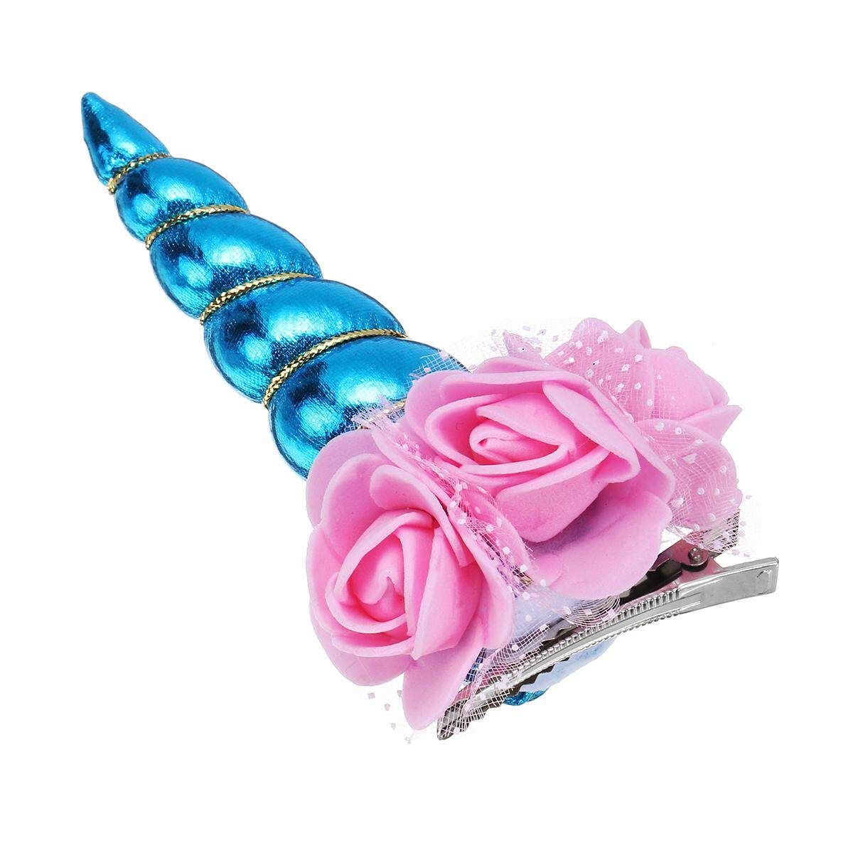 Fancy Dress Up Horse Brow Band Horse Clip Costume Decate Fairytale For Pony Blue