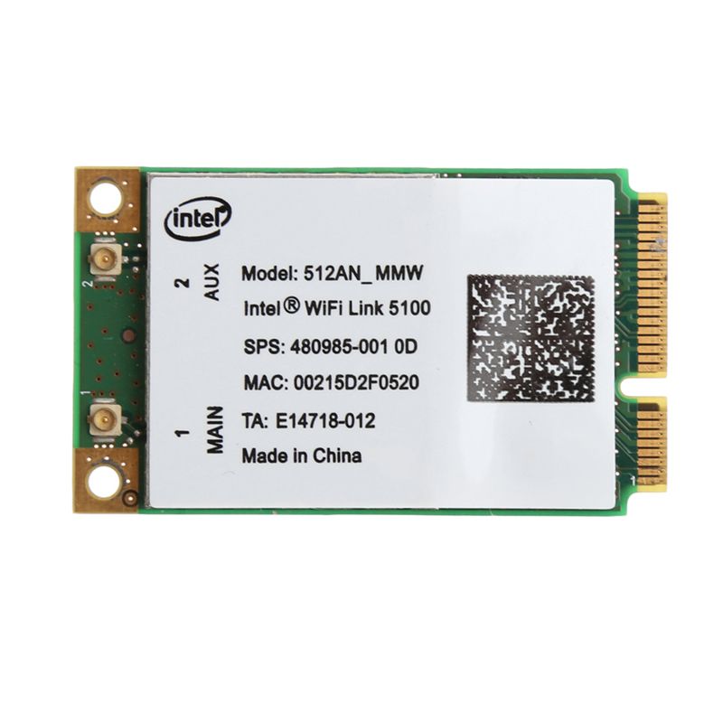 2020 New For Link Intel 5100 WIFI 512AN_MMW 300M Mini PCI-E