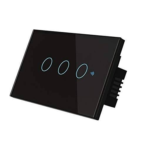3 Gang Smart Switch Black